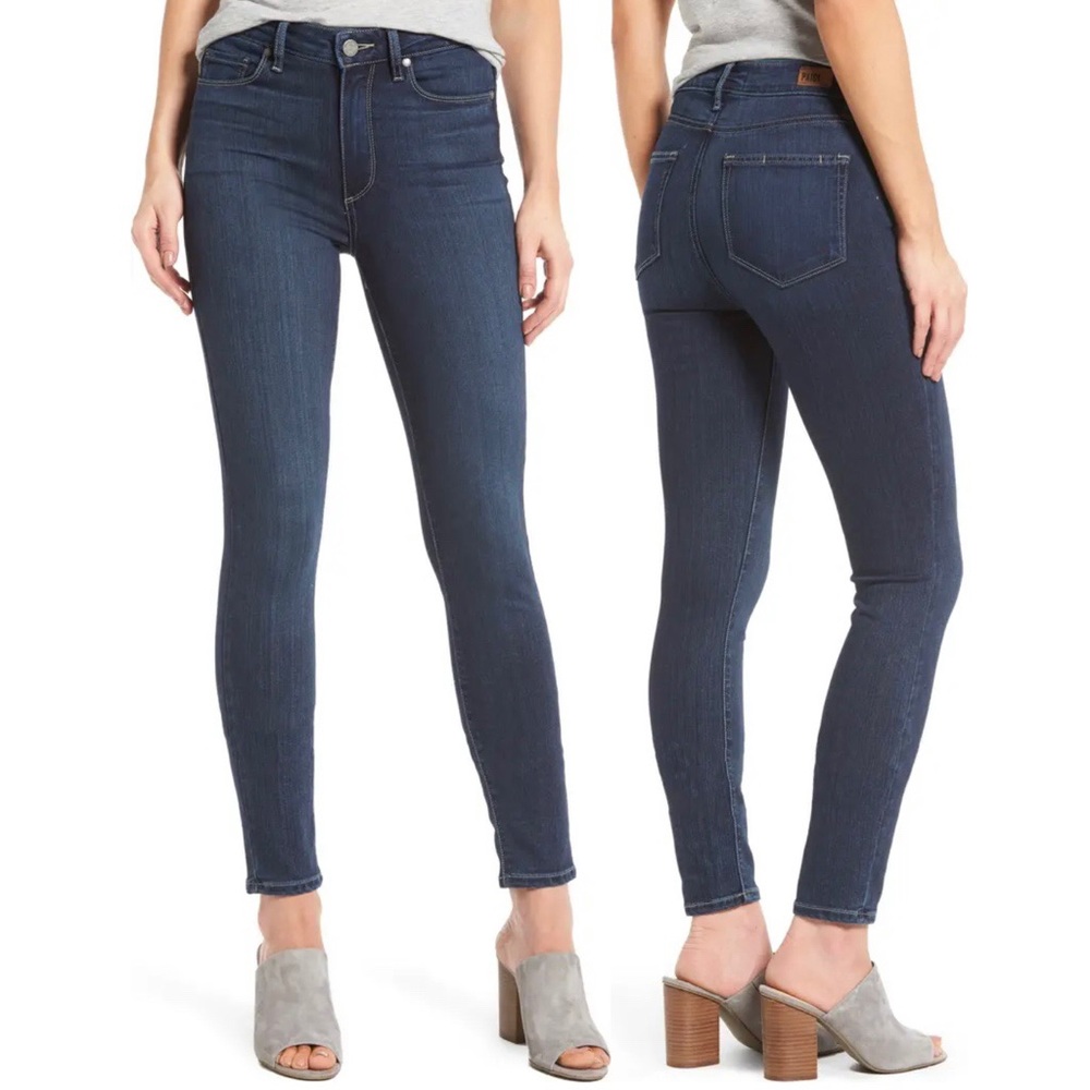 PAIGE Hoxton High Waisted Ankle Skinny Jeans
